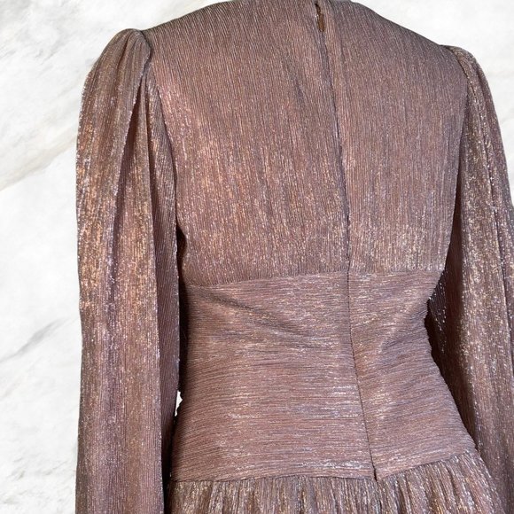 Lovers and Friends Josephine Mini Dress in Rose Gold & Silver - Picture 10 of 12